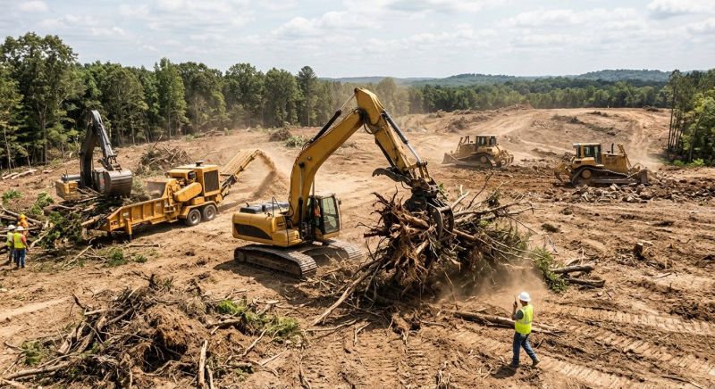 Commercial Land Preparation in Houston, TX
