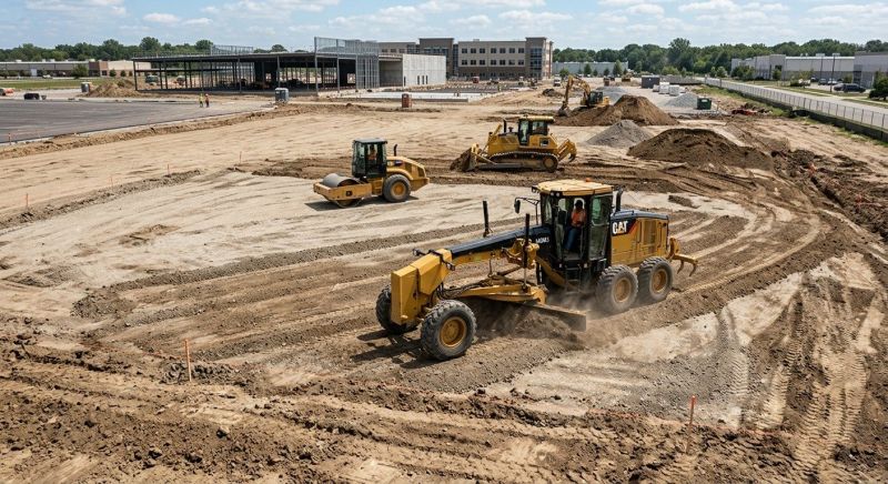 Parking Lot Excavation in Gwinnett County, GA